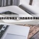 陕西最新的疫情情况（陕西最新疫情最新新增病例）